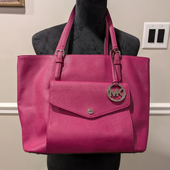 Michael Kors Fuchsia Shoulder Bag - Picture 2 of 9
